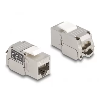 Delock Keystone modul RJ45 anya - LSA Cat.6A LEDdel (87856)