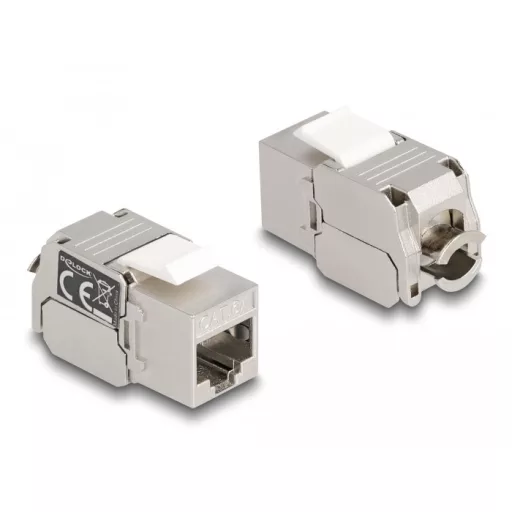 Delock Keystone modul RJ45 anya - LSA Cat.6A LEDdel (87856)