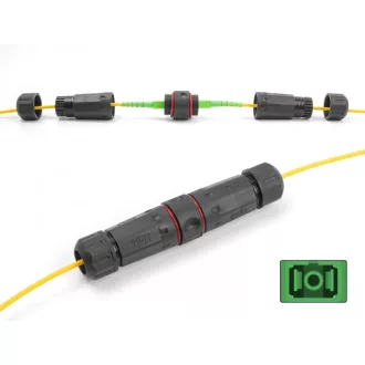   Delock optikai kábel csatlakozó SC Simplex anya SC Simplex anya APC vízálló (87869)