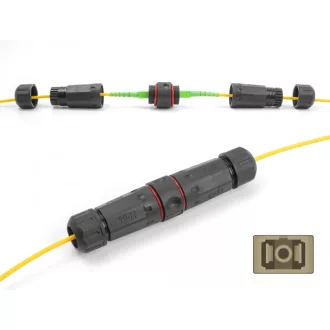   Delock optikai kábel csatlakozó SC Simplex anya SC Simplex anya OM1/OM2 vízálló (87870)