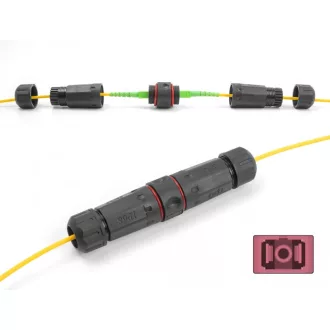  Delock optikai kábel csatlakozó SC Simplex anya SC Simplex anya OM4 vízálló (87872)