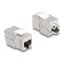 Delock Keystone Modul RJ45 anya - LSA Cat.6A Slim fokos eszköz nélkül szerelhető (87891)