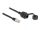 Delock RJ50 kábel apa - RJ50 anya beépített fedélsapkával IP67 por és vízmentességért 20 cm (87893)