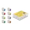 Delock Keystone Modul RJ45 anya - LSA Cat.6A eszközmentes beépítésű színes 8 db-os szett (87896)