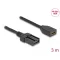 Delock HDMI önműködő kábel HDMI-A anya - HDMI-E apa kapcsolattal 3 m, 4K 60 Hz-s (87905)