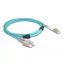 Delock Optikai kábel fém megerősítéssel LC Duplex - SC Duplex Multi-mód OM3 2 m (87911)