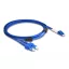 Delock Optikai kábel fém megerősítéssel LC Duplex - SC Duplex szimpla OS2 2 m (87923)