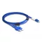 Delock Optikai kábel fém megerősítéssel LC Duplex - SC Duplex szimpla OS2 3 m (87924)