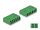 Delock Optikai szál kapcsolat HD LC Hexaplex anya - LC Hexaplex anya zöld (87925)