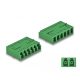 Delock Optikai szál kapcsolat HD LC Hexaplex anya - LC Hexaplex anya zöld (87925)