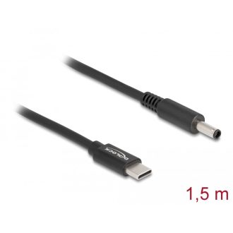   Delock Laptop töltőkábel USB Type-C  apa - Dell 4,5 x 3,0 mm apa (87974)