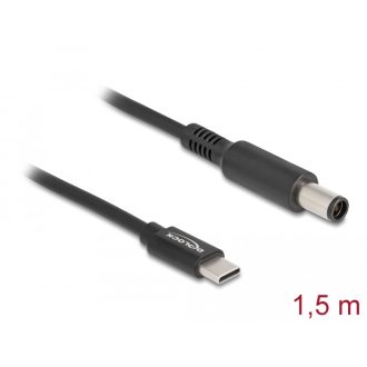   Delock Laptop töltőkábel USB Type-C  apa - Dell 7,4 x 5,0 mm apa (87975)