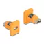 Delock D-típusú Modul A-típusú USB 2.0 csatlakozós anya   anya narancssárga (87999)