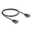 Delock D-Sub9-es, RS-232 soros kábel, apa-apa, 1 m (88000)