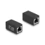 Delock Adapter RJ45 anya - RJ45 anya Cat.6, fekete (88003)