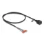 Delock Kábel RJ45 anya   szabad végű kábelátvezetők Cat.5e 50 cm hosszú, fekete (88005)