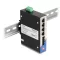 Delock Ipari Gigabit Ethernet Elosztó 4 port RJ45 2 port SFP DIN sínhez (88015)