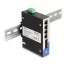 Delock Ipari Gigabit Ethernet Elosztó 4 port RJ45 2 port SFP DIN sínhez (88015)