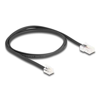 Delock Telefon kábel RJ45 apa - RJ11 apa fekete 1 m (88035)