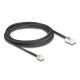Delock Telefon kábel RJ45 apa - RJ11 apa fekete 3 m (88037)