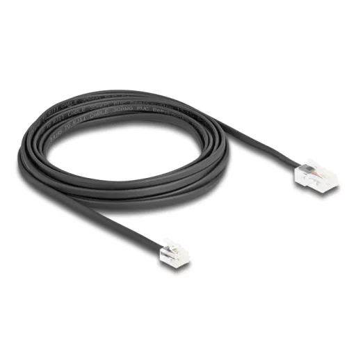 Delock Telefon kábel RJ45 apa - RJ11 apa fekete 5 m (88038)
