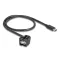 Delock Keystone modul, USB 2.0 A-anya > USB Type-C  apa 250 , kábellel 0,5 m (88056)
