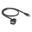 Delock Keystone modul, USB 2.0 A-anya > USB Type-C  apa 250 , kábellel 0,5 m (88056)