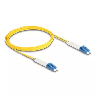   Delock Üvegszálas optikai kábel LC Duplex - LC Duplex egyszerű módozatú, OS2 hajlított, 3 m (88072)
