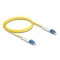 Delock Üvegszálas optikai kábel LC Duplex - LC Duplex egyszerű módozatú, OS2 hajlított, 3 m (88072)