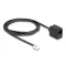 Delock Telefonkábel RJ11 apa - RJ45 anya, fekete, 2 m (88093)