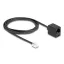 Delock Telefonkábel RJ11 apa - RJ45 anya, fekete, 2 m (88093)