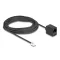Delock Telefonkábel RJ11 apa - RJ45 anya, fekete, 10 m (88096)