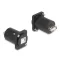 Delock D-típusú Modul USB 2.0 B-típusú hüvely - A-típusú hüvely csavarokkal fekete (88110)