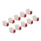 Delock Keystone Modul RJ45 anya - LSA Cat.6A eszközmentes piros 10 db-os szett (88115)