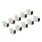 Delock Keystone Modul RJ45 anya - LSA Cat.6A eszközmentes fekete 10 db-os szett (88118)