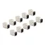 Delock Keystone Modul RJ45 anya - LSA Cat.6A eszközmentes fekete 10 db-os szett (88118)