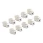 Delock Keystone Modul RJ45 anya - LSA Cat.6A eszközmentes fehér 10 db-os szett (88119)