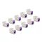 Delock Keystone Modul RJ45 anya - LSA Cat.6A eszközmentes ibolya 10 db-os szett (88121)