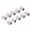 Delock Keystone Modul RJ45 anya - LSA Cat.6A eszközmentes ibolya 10 db-os szett (88121)