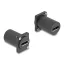 Delock D-típusú modul DisplayPort anya - anya 4K fekete (88154)