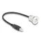 Delock USB 2.0 B-típusúbeépített anya kábelcsatlakozóval 30 cm, alumínium (88182)