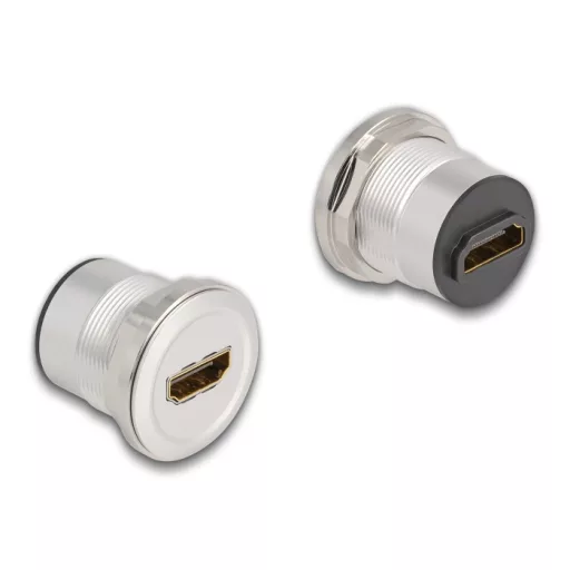Delock HDMI beépített anya 8K 60 Hz alumínium (88191)