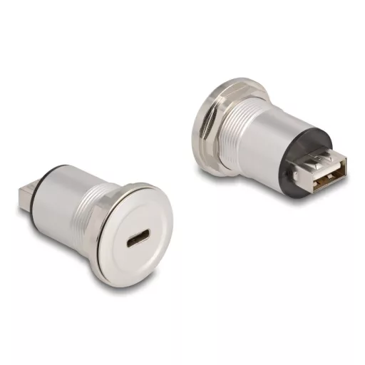 Delock USB 2.0 Type-C    A-típusú beépített anya alumínium (88193)
