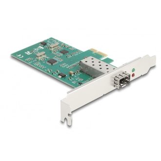   Delock PCI Express x1 Kártya - 1 x SFP bővítőhely 100Base-FX (88216)
