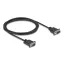 Delock D-Sub9-es, RS-232 soros kábel, apa-apa, 2 m (88218)
