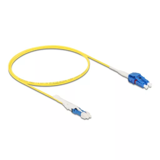 Delock Optikai szálas kábel CS apa - LC Duplex egyszeres mód G657A2 / OS2 Uniboot 1 m (88299)