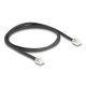 Delock Telefon kábel RJ11 apa - RJ11 apa fekete 1 m (88301)