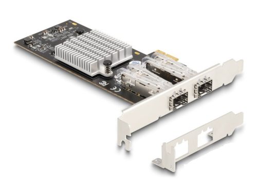 Delock PCI Express x1 Kártya - 2 x SFP bővítőhely Gigabit LAN (88336)