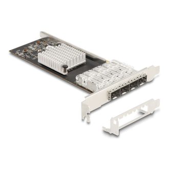   Delock PCI Express x4 Kártya - 4 x SFP bővítőhely Gigabit LAN (88342)