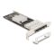 Delock PCI Express x4 Kártya - 4 x SFP bővítőhely Gigabit LAN (88342)